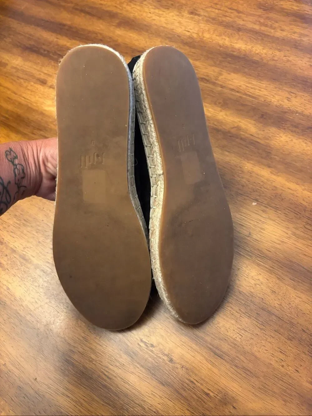 Leather espadrilles by J. Jill